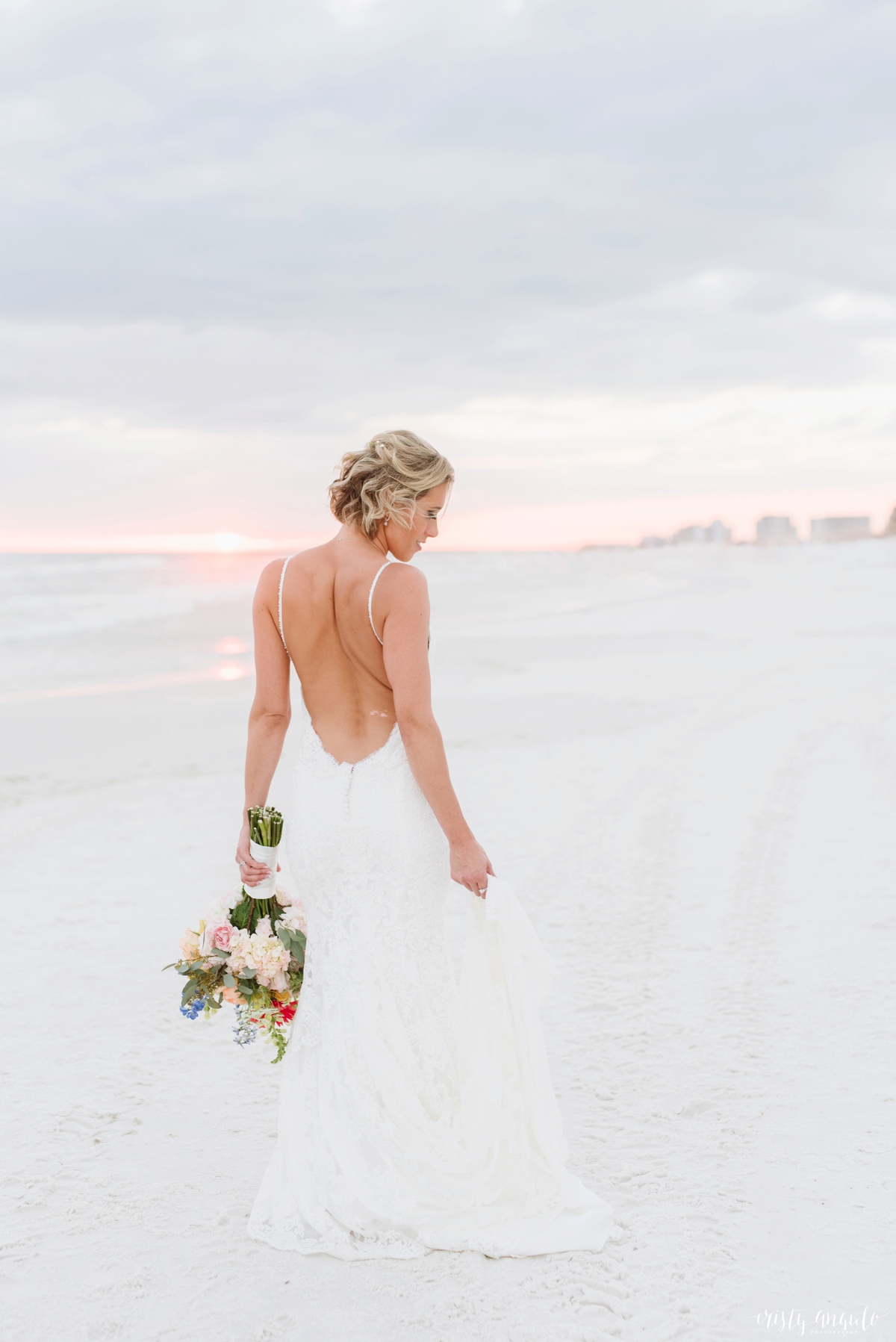Destin beach wedding by Florida wedding photographer Cristy Angulo | www.cristyangulo.com