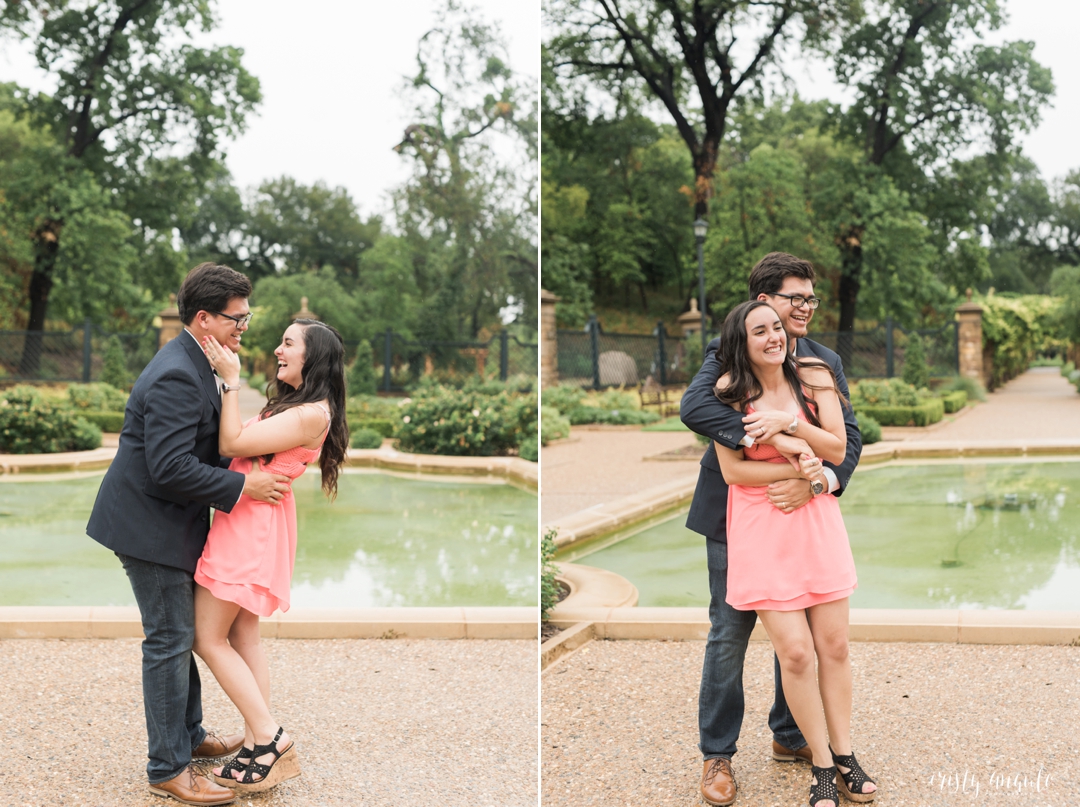 Fort Worth Botanic Garden marriage proposal by Dallas proposal photographer Cristy Angulo | www.cristyangulo.com