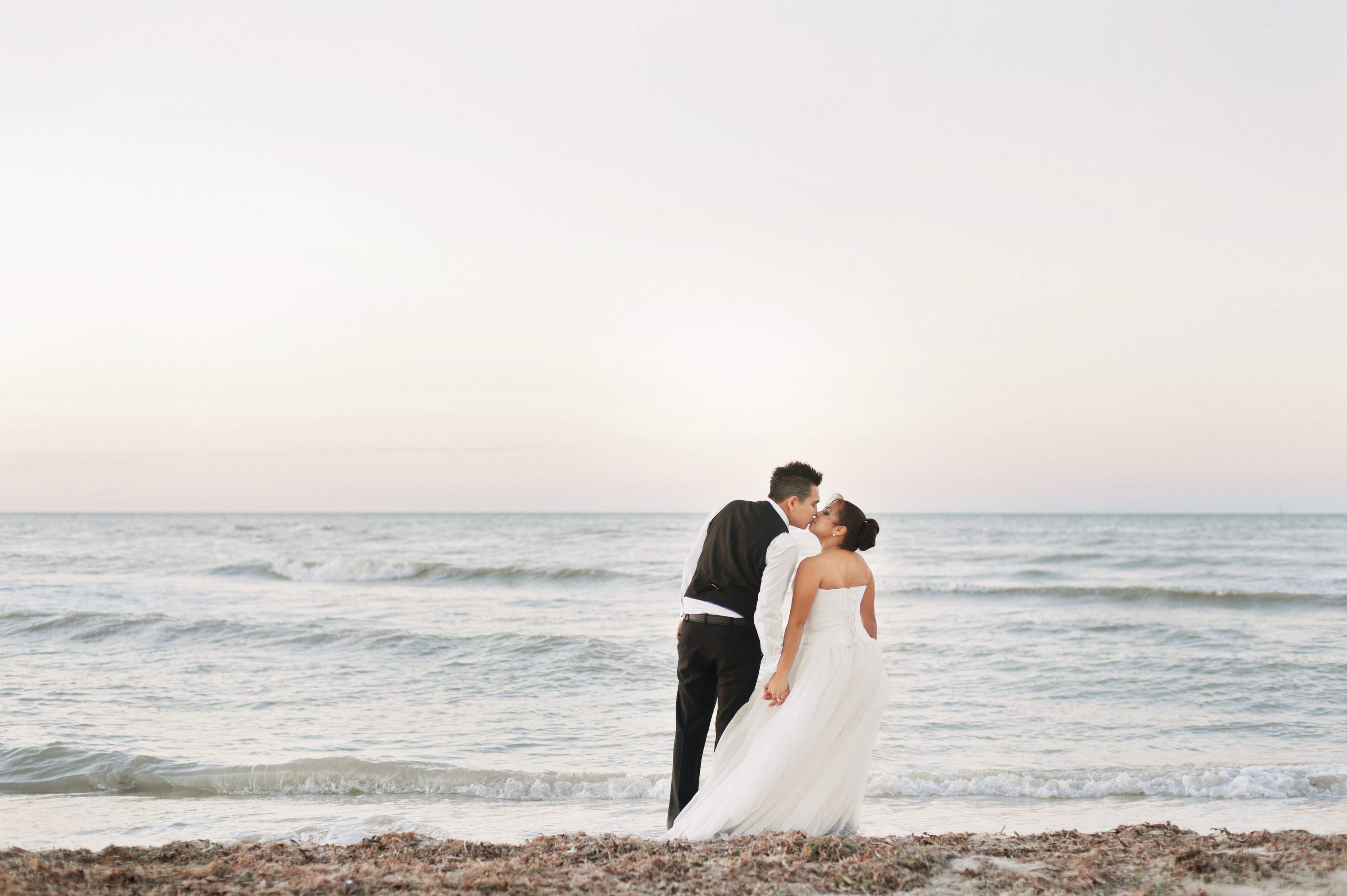 Riviera Maya Mexico day-after wedding portrait session on the beach by International wedding photographer Cristy Angulo Photography | View More: http://cristyangulo.wpengine.com