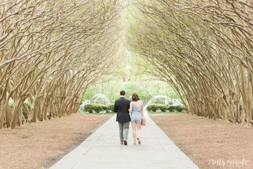 Dallas Arboretum marriage proposal by Dallas wedding photographer Cristy Angulo | www.cristyangulo.com