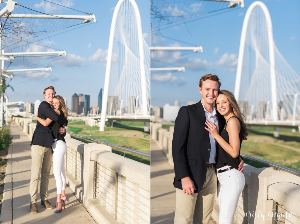 Dallas Skyline Proposal by Dallas wedding photographer Cristy Angulo | www.cristyangulo.com
