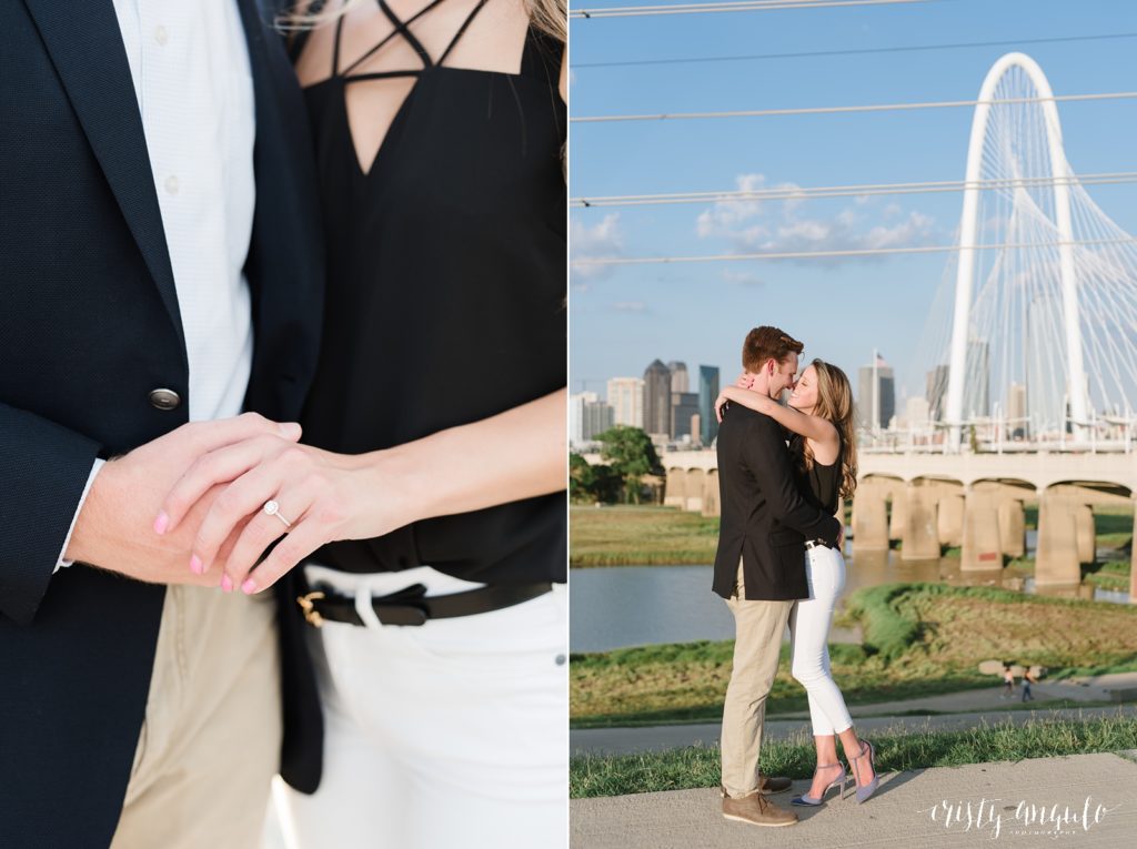 Dallas Skyline Proposal by Dallas wedding photographer Cristy Angulo | www.cristyangulo.com