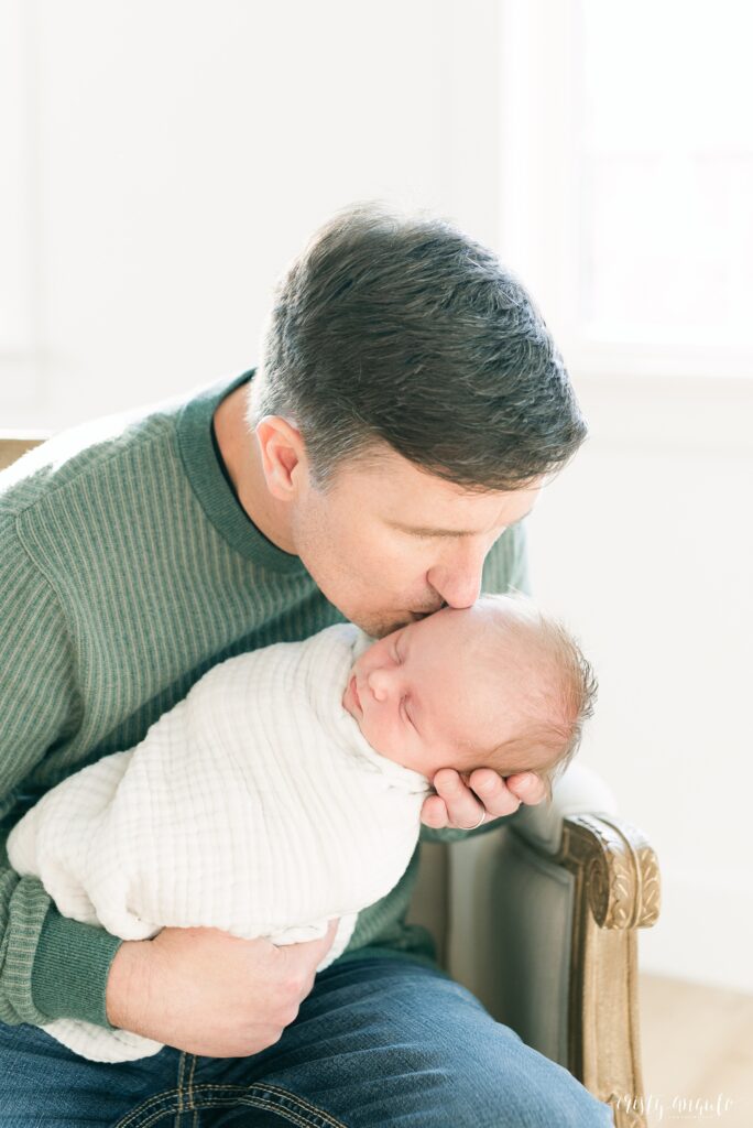 Austin Studio Lifestyle Newborn Session by Austin Newborn Photographer Cristy Angulo | www.cristyangulo.com