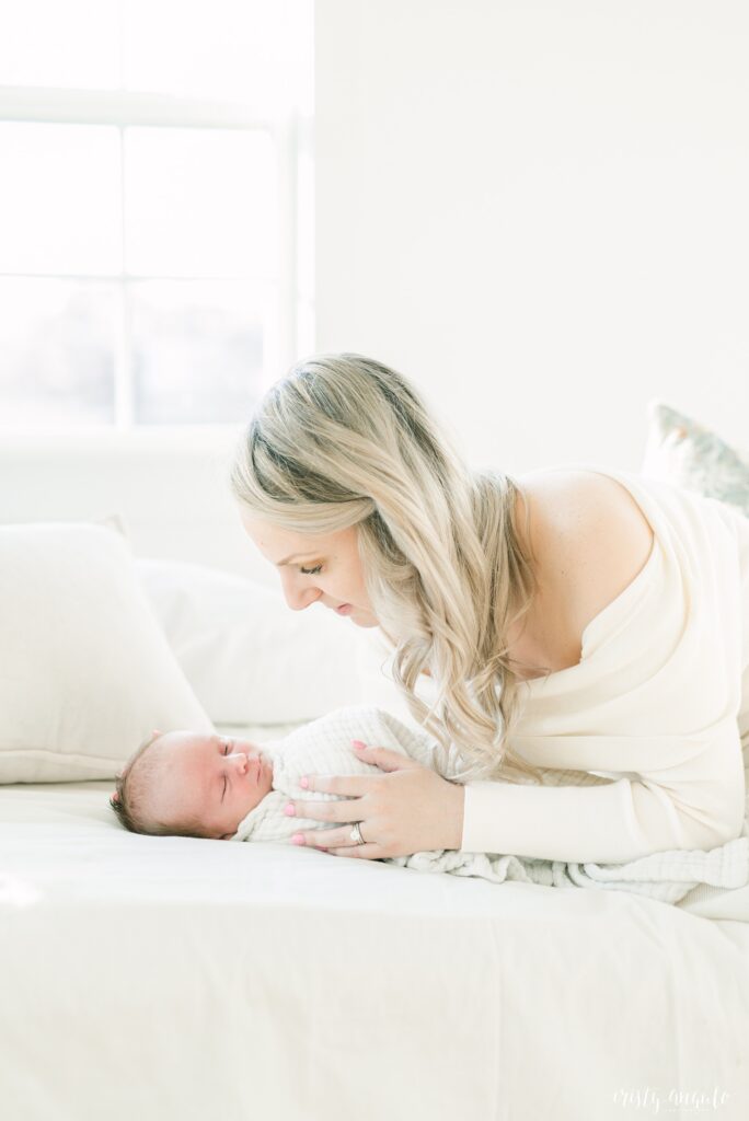 Austin Studio Lifestyle Newborn Session by Austin Newborn Photographer Cristy Angulo | www.cristyangulo.com