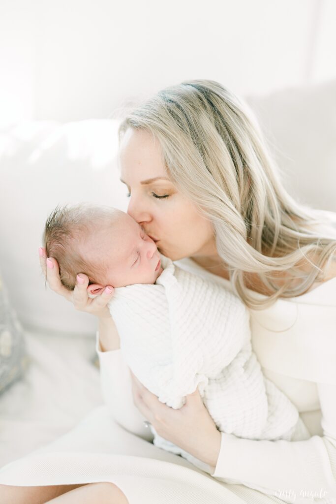 Austin Studio Lifestyle Newborn Session by Austin Newborn Photographer Cristy Angulo | www.cristyangulo.com