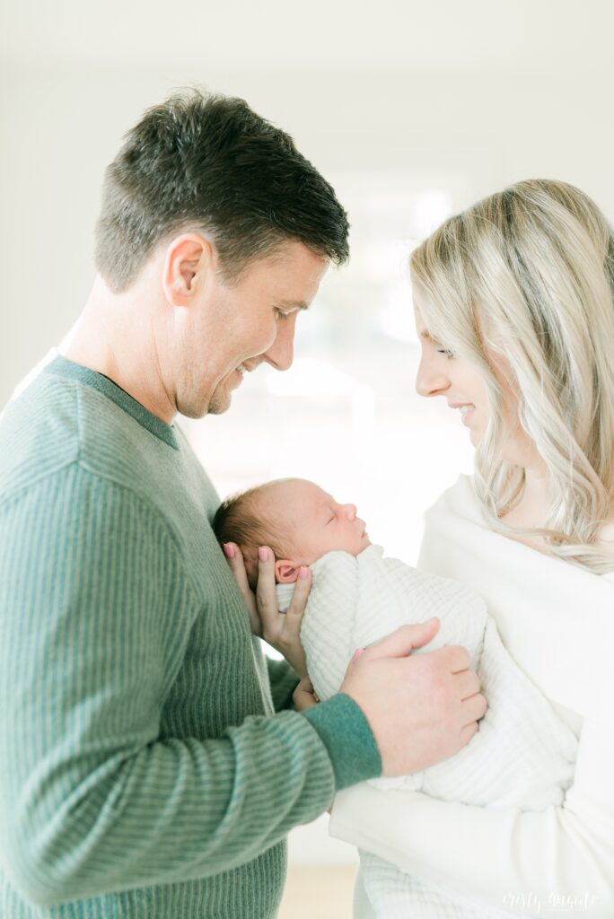 Austin Studio Lifestyle Newborn Session by Austin Newborn Photographer Cristy Angulo | www.cristyangulo.com