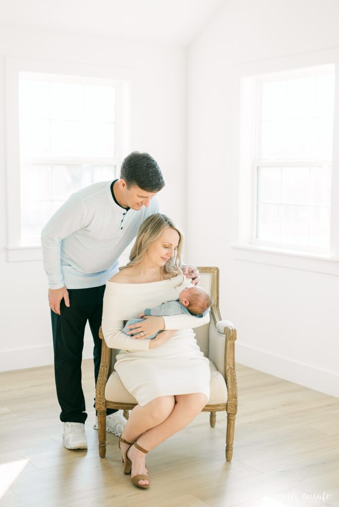 Austin Studio Lifestyle Newborn Session by Austin Newborn Photographer Cristy Angulo | www.cristyangulo.com
