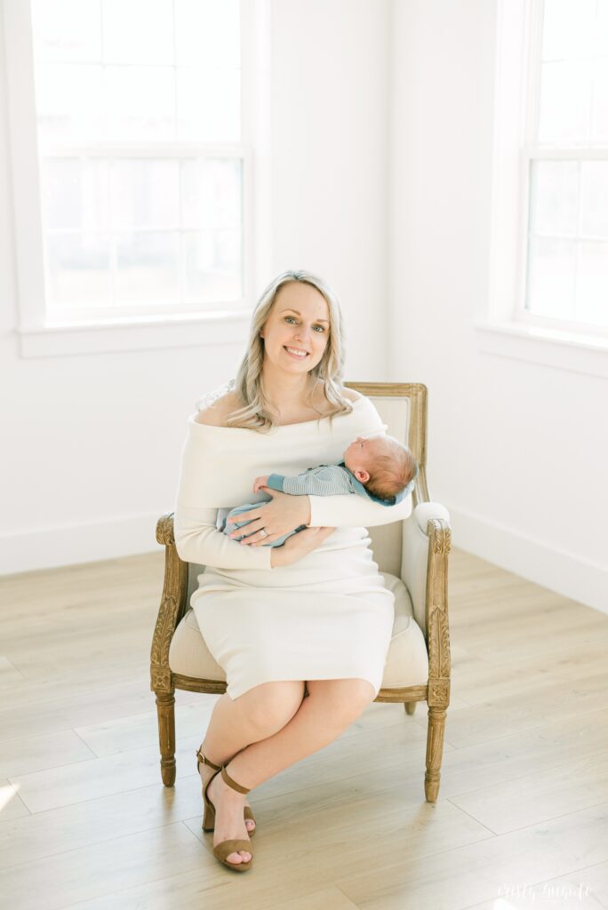 Austin Studio Lifestyle Newborn Session by Austin Newborn Photographer Cristy Angulo | www.cristyangulo.com