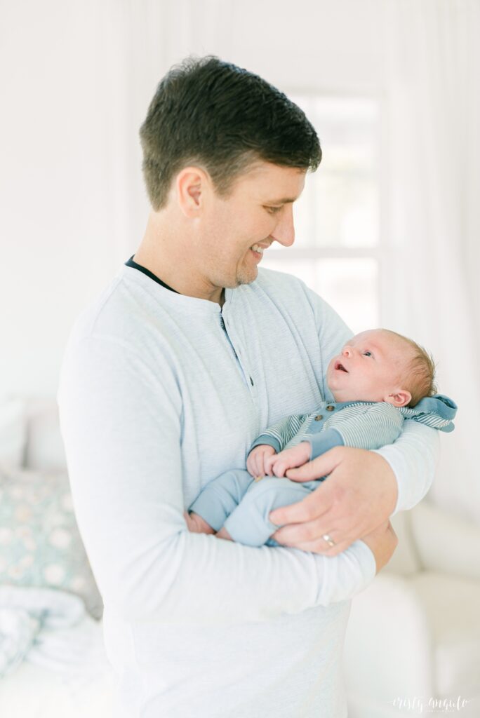 Austin Studio Lifestyle Newborn Session by Austin Newborn Photographer Cristy Angulo | www.cristyangulo.com