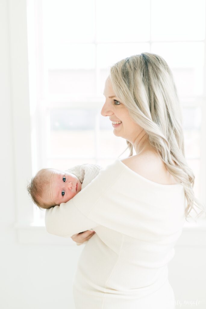 Austin Studio Lifestyle Newborn Session by Austin Newborn Photographer Cristy Angulo | www.cristyangulo.com